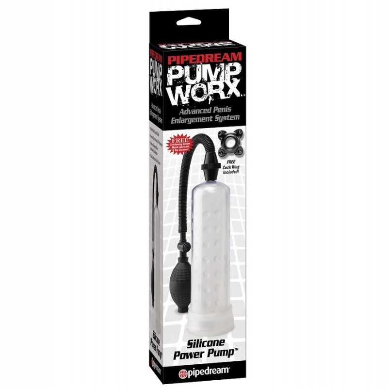 BOMBA DE ERECCION DE SILICONA TRANSPARENTE