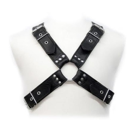 Imagen, arnés leather Buckles Harness BDSM con correas ajustables para uso erótico, online