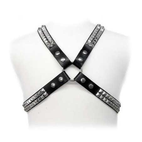 BODY DE PIEL PYRAMID STUD ARNES
