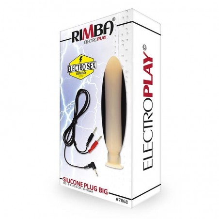 Imagen, plug anal bipolar de silicona Electro Play compatible con Power Box Rimba, online