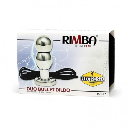 Imagen, dildo plug anal electroestimulador de aluminio compatible con Power Box Rimba, online