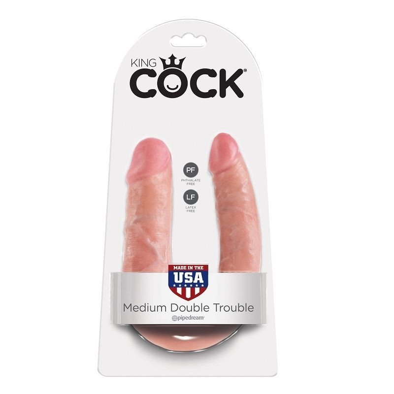 DILDO DOBLE PENETRACION 14CM KING COCK DILDO DOBLE PENETRACION 14CM KING COCK