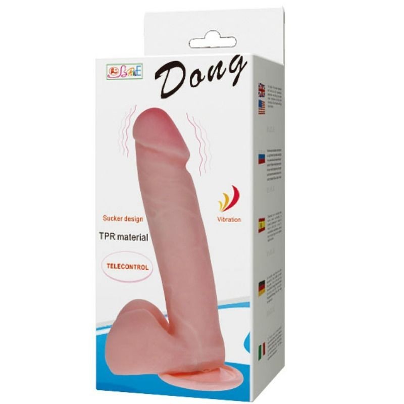 DILDO REALISTICO CON VIBRACION CONTROL REMOTO 20 CM