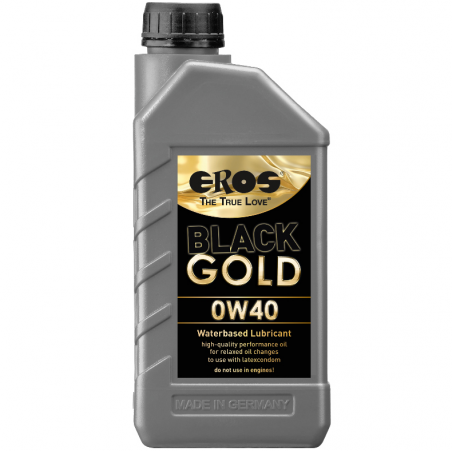Imagen, lubricante Black Gold 0W40 base agua de larga duración para uso íntimo seguro, online
