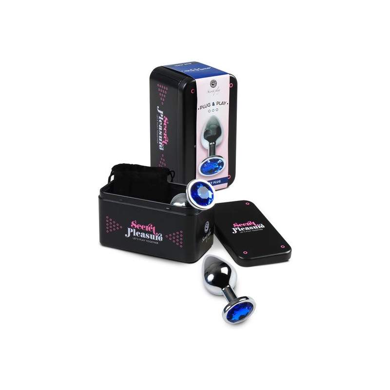 PLUG ANAL METAL PEQUEÑO CON BOLSA