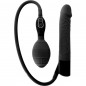 VIBRADOR 15CM HINCHABLE NEGRO