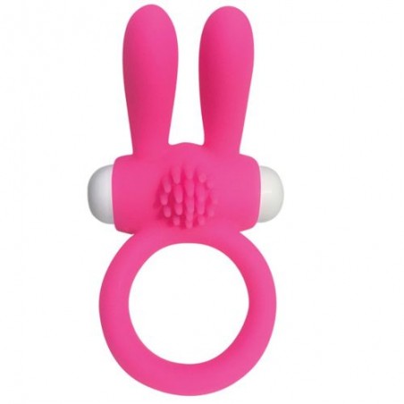 ANILLO VIBRADOR CON CONEJITO NEON
