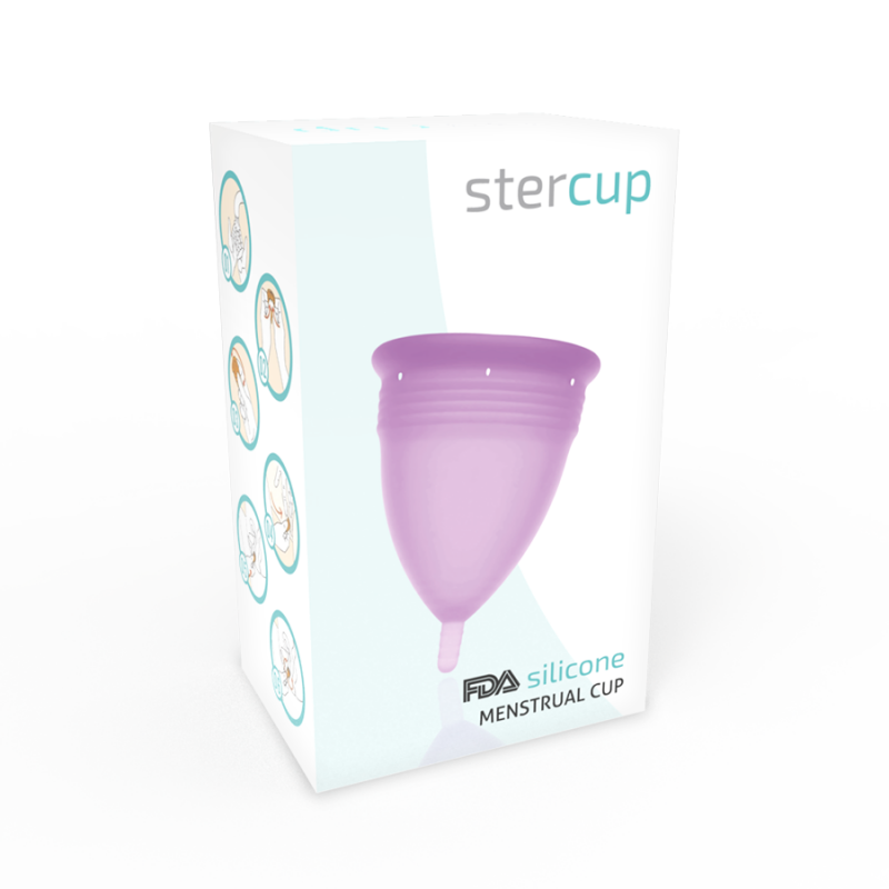 COPA MENSTRUAL FDA SILICONE  TALLA S LILA