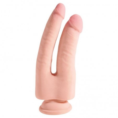 DILDO DOBLE CON TRIPLE DENSIDAD 24 CM
