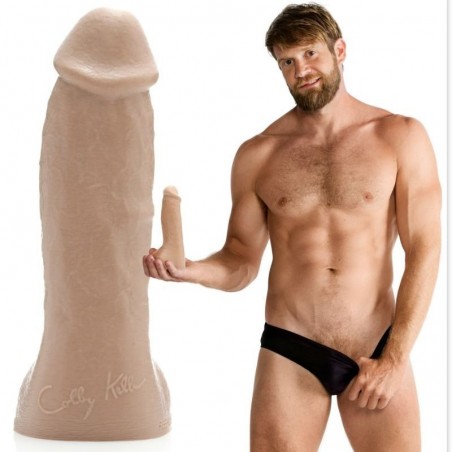 Imagen, dildo realista de Colby Keller en silicona con diseño detallado y sensación natural, online