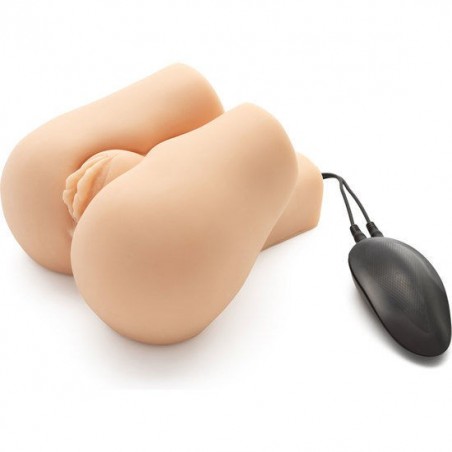 Imagen, masturbador realístico Nasty Nympho Bouncer con vibración y doble orificio, online