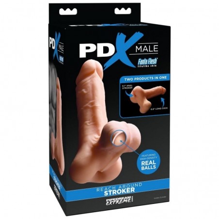 Imagen, masturbador masculino PDX Male Reach Around con túnel texturizado realista, online