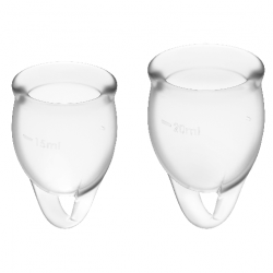 Imagen, Satisfyer Feel Confident kit de copas menstruales reutilizables de silicona médica, online