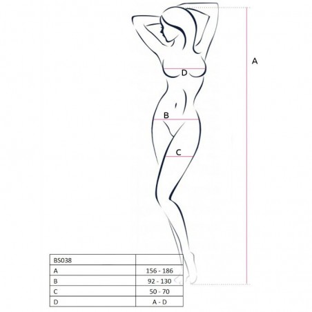 BODYSTOCKING BLANCO BS038