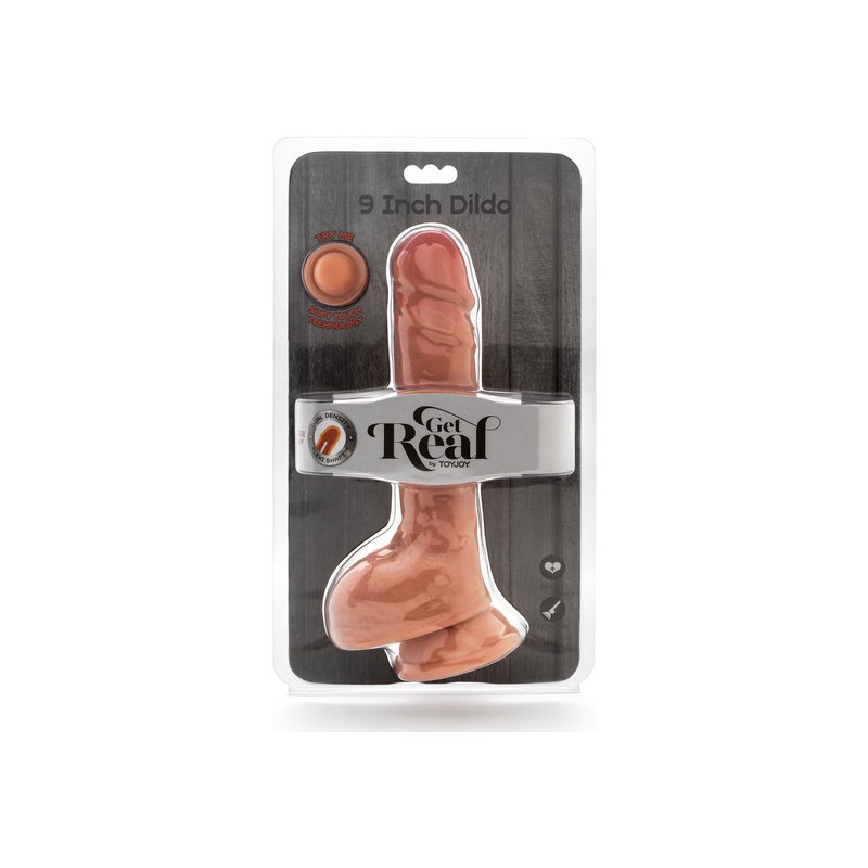 PENE REALISTICO CON TESTICULOS 22,5CM