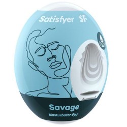 Imagen, Satisfyer Eggcited Crunchy huevo masturbador hidroactivo y texturas internas, online