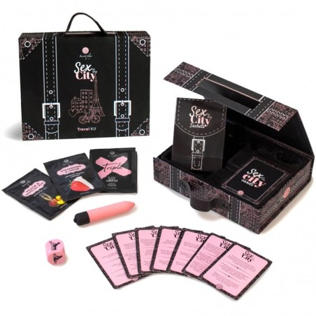 Imagen, kit erótico Secretplay Sex in the City Travel Kit con accesorios para parejas, online