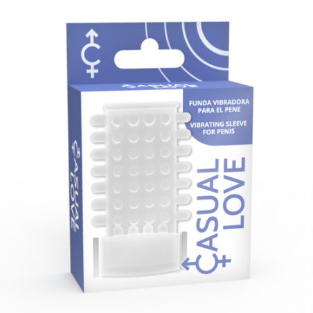 Imagen, anillo vibrador transparente Casual Love para parejas online