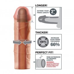 Imagen, Fantasy X-Tensions Perfect 2 extensión para pene realista con mayor grosor y longitud, online