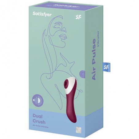 imagen, estimulador clítoris satisfyer dual crush, juguetes sexuales femenino mujer, online