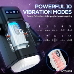 Imagen, intoyou elon masturbador inteligente con vibración calor thrusting y soporte móvil, online
