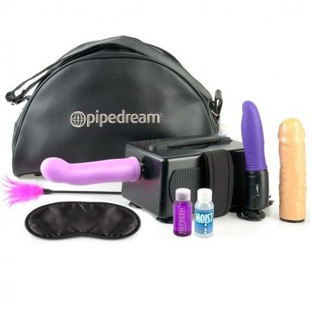 Imagen, máquina sexual portátil de viaje con maletín de cuero, online
