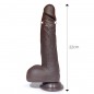 SEVERO DILDO REALISTA TURBO SHAKING THRUSTING, ROTACIÓN 360º CONTROL REMOTO EFECTO CALOR