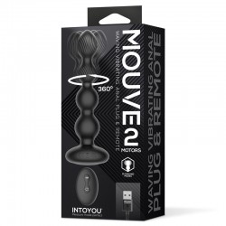 Imagen, plug anal Intouyou Mouve con vibración y waving de 2 motores, online