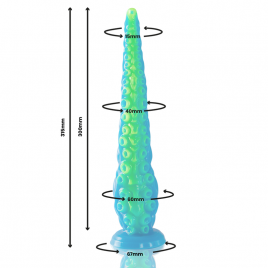 Imagen, dildo Scylla de silicona inspirado en mitología griega con diseño épico, online