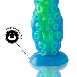 Imagen, dildo Scylla de silicona inspirado en mitología griega con diseño épico, online