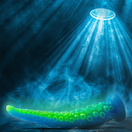 Imagen, dildo Scylla de silicona inspirado en mitología griega con diseño épico, online