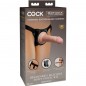 ARNES AJUSTABLE PARA PRINCIPIANTES KING COCK ELITE CON DILDO 15.2 CM