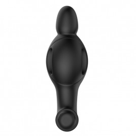 Imagen, plug anal de silicona con vibración Mr Play negro con 10 modos y diseño ergonómico, online