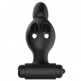 Imagen, plug anal de silicona con vibración Mr Play negro con 10 modos y diseño ergonómico, online