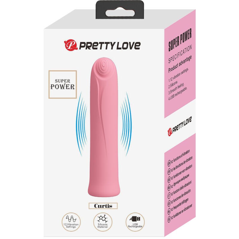 MINI VIBRADOR 12 VIBRACIONES SILICONA