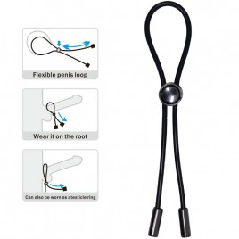 Imagen, anillo ajustable para pene y testículos Pretty Love que mejora erecciones, online