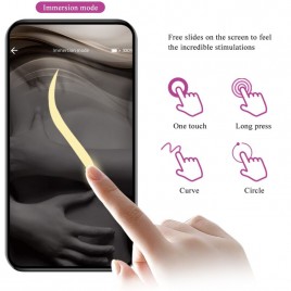 Imagen, vibrador Pretty Love Billy lila con control por app y doble estimulación, online