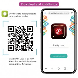 Imagen, vibrador Pretty Love Billy lila con control por app y doble estimulación, online