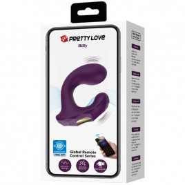 Imagen, vibrador Pretty Love Billy lila con control por app y doble estimulación, online