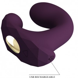 Imagen, vibrador Pretty Love Billy lila con control por app y doble estimulación, online