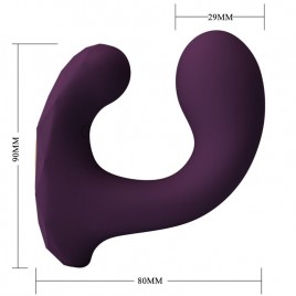 Imagen, vibrador Pretty Love Billy lila con control por app y doble estimulación, online