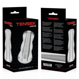 Imagen, Masturbador masculino TENSEK 1 transparente con texturas internas de placer JAMYJOB, online