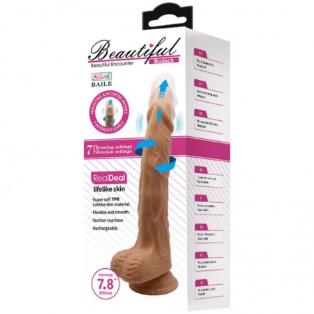 Imagen, vibrador realista con rotación y 7 modos de vibración de 20 cm Baile, online