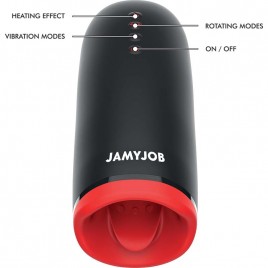 Imagen, masturbador masculino JAMYJOB SPIN-X con calor, rotación y vibración de lujo, online