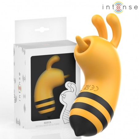 Imagen, estimulador clítoris MAYA con diseño de abeja en silicona hipoalergénica, online