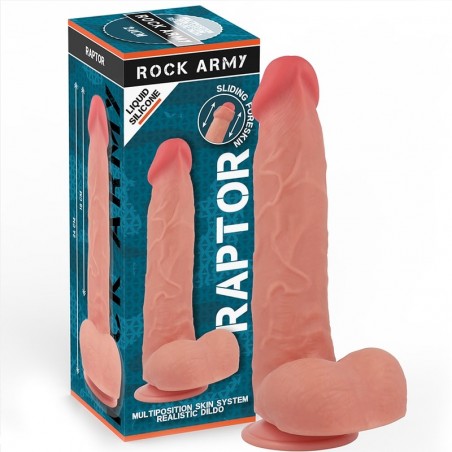 Imagen, dildo realista Liquid Silicone RAPTOR Rock Army de silicona líquida con ventosa, online