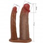 FUNDA PARA PENE DOBLE CON EXTENSIÓN DE 4 CM FUNDA PARA PENE DOBLE CON EXTENSIÓN DE 4 CM