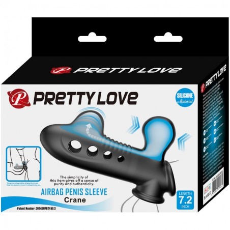 Imagen, funda para pene Pretty Love inflable con airbag patentado en silicona impermeable, online