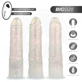 Imagen, dildo Cock Miller 21,5 cm con vibración, luces LED y control remoto, online