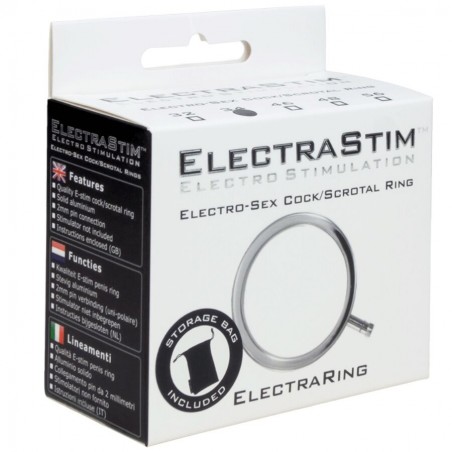 Imagen, anillo ElectraStim ElectraRing metálico 34 mm electroestimulación pene, online